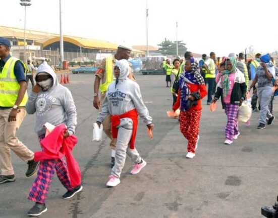 Some Nigerian Libya returnees 1 1024x576