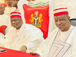 L R Rabiu Kwankwaso and Aminu Gwarzo
