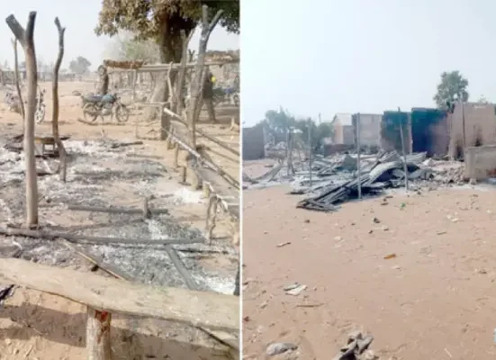 Market set ablaze after suspected bandits attacked Kasuwan Daji market in Borgu LGA of Niger State in January 760x400.jpg